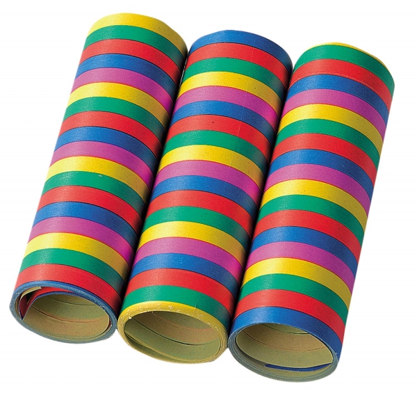 Luftschlangen, SB-3er-Pack, 4/18